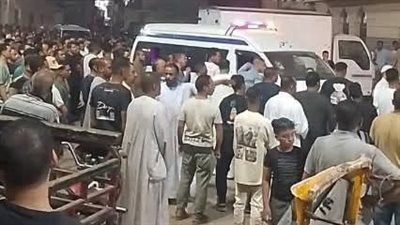 تشييع جثامين 4 أشخاص لقوا حتفهم أسفل عجلات قطار بسوهاج