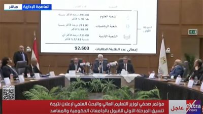 تنسيق كليات القمة للمرحلة الاولى للثانوية العامة 2025 | تفاصيل