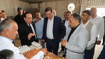 وزير الزراعة ومحافظ الشرقية يتفقدان مشروع الصالحية الزراعي المتكامل