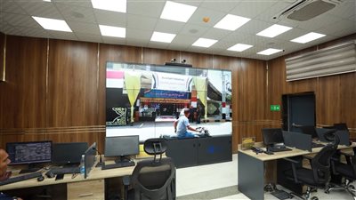 تجهيز مركز سيطرة الشبكة الوطنية للطوارئ بكفرالشيخ لمتابعة انتخابات الشيوخ 