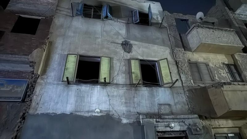 العقار الذي شهد الحريق