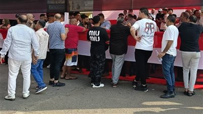 إقبال كثيف للمواطنين للتصويت في انتخابات الشيوخ أمام مدرسة أحمد عرابي بإمبابة