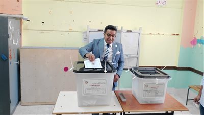 رئيس حزب الوعي يدلي بصوته في انتخابات الشيوخ: واجب وطني 