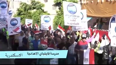 إقبال كثيف من المواطنين على صناديق انتخابات مجلس الشيوخ في مدرسة قايتباي