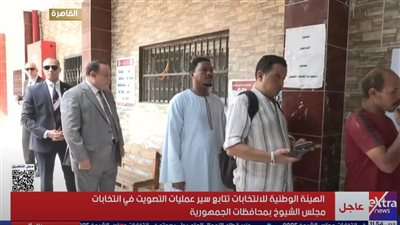 رئيس الهيئةالوطنية للانتخابات يدلي بصوته في انتخابات الشيوخ 2025|فيديو