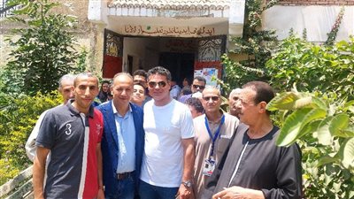 المستشار مجدي البري يدلي بصوته في انتخابات الشيوخ بمحافظة الغربية