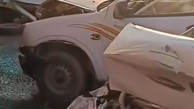 إصابة 10 أشخاص في حادث مروع أعلى الطريق الأوسطي بمدينة 6 أكتوبر