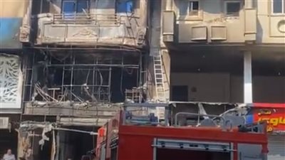 10 مصابين بنيران حريق ناجم عن انفجار أنبوبة في محل كشري بالمنوفية