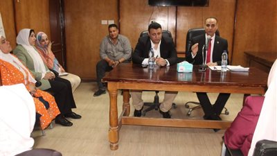 اجتماعات مكثفة وزيارات ميدانية للمستشفيات باولى مهام وكيل صحة بني سويف الجديد