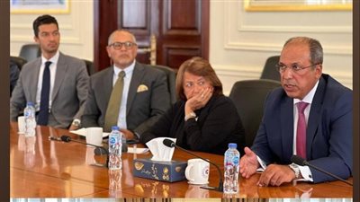 رئيس الجامعة البريطانية يستقبل مدير المنظمة العربية للتنمية بجامعة الدول 