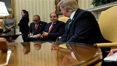 مصدر رسمي ينفي وجود اتصال هاتفي بين الرئيس السيسي والرئيس ترامب