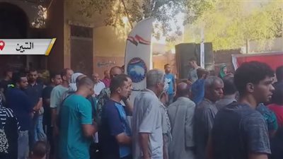 «التبين» تنتفض انتخابيًا.. زحام خانق أمام اللجان قبل الغلق 