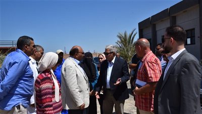 رئيس الشركة القابضة لمياه الشرب والصرف الصحي يتفقد مواقع العمل في بورسعيد