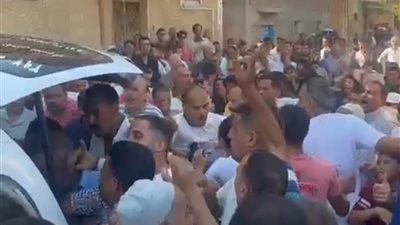 تشييع جثامين شقيقين لقي مصرعهما دهسًا تحت عجلات القطار بإيتاي البارود