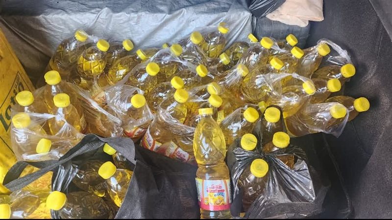 جزء من المضبوطات