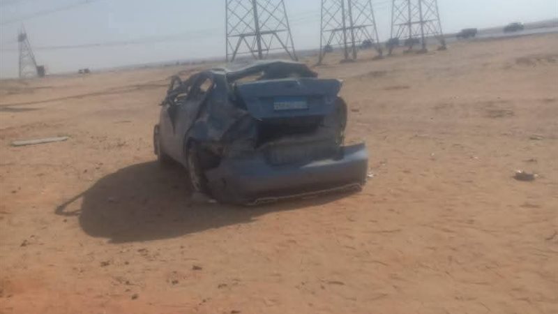 اثار الحادث 