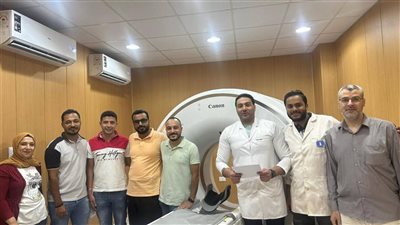 تزويد مستشفى بهتيم المركزي بجهاز أشعة مقطعية وتشغيله لاستقبال الحالات