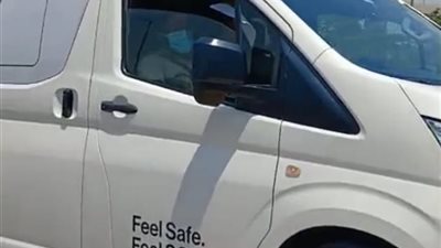 وصول جثمان سيد صادق لمسجد الشرطة لتأديه صلاة الجنازة عليه ..صور