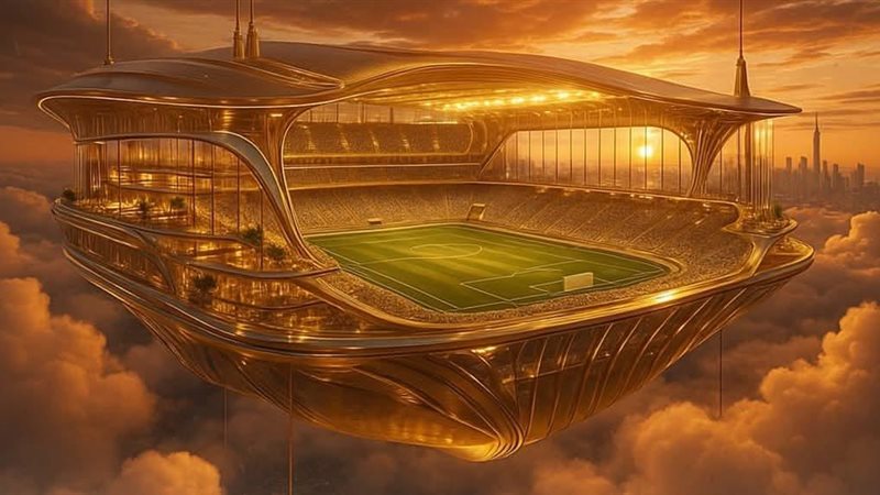 تصميم ملعب في السماء