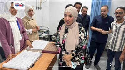 وكيل صحة الفيوم تفاجئ المستشفي للوقوف على مستوي تقديم الخدمات 