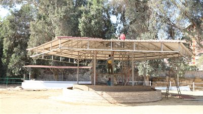 وزير الزراعة يتفقد أعمال التطوير بمحطة الزهراء للخيول العربية الأصيلة 