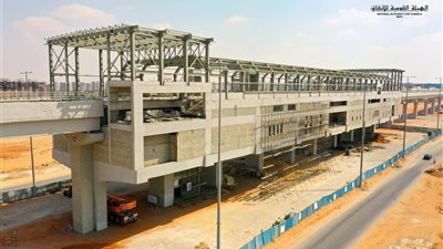تقدم معدلات تنفيذ محطة كاتدرائية الميلاد ضمن المرحلة الثالثة من القطار الخفيف
