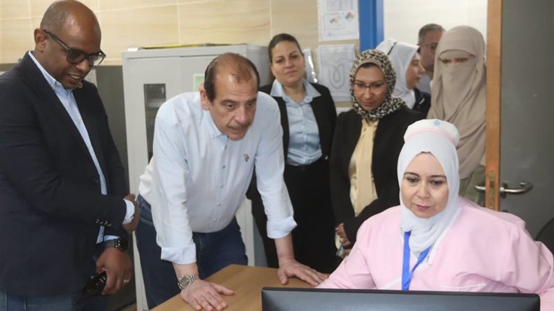 جانب من الزيارة