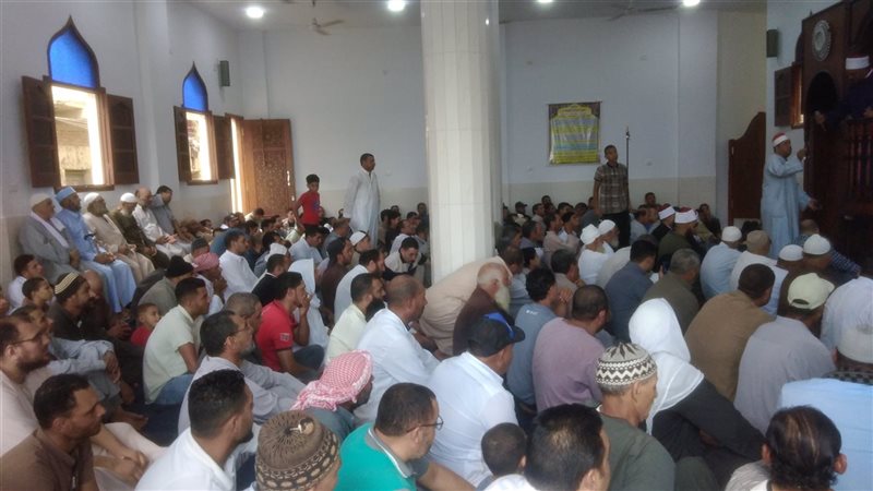 خلال إفتتاح المسجد