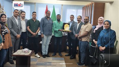 المجلس الأعلى لشباب مقدمي الخدمة الصحية بالفيوم يقدم التهنئة لوكيل الوزارة