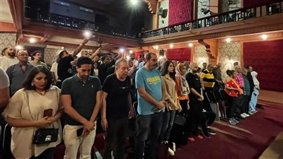 دقيقة حداد على أرواح لطفي لبيب وسيد صادق في مؤتمر شعبة الإخراج