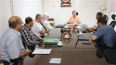 رئيس جامعة جنوب الوادي يناقش الحوكمة الإلكترونية للموارد الذاتية للجامعة 