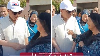 محافظ المنيا يتسجيب لـ مُسنة ويشتري لها سماد على حسابه الخاص