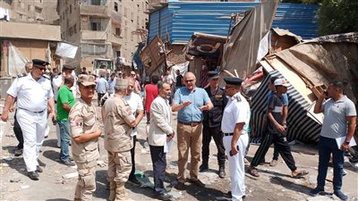 خلال تفقده لموقع حادث حريق شبرا محافظ القليوبية يوجه بخطة شاملة للتطوير