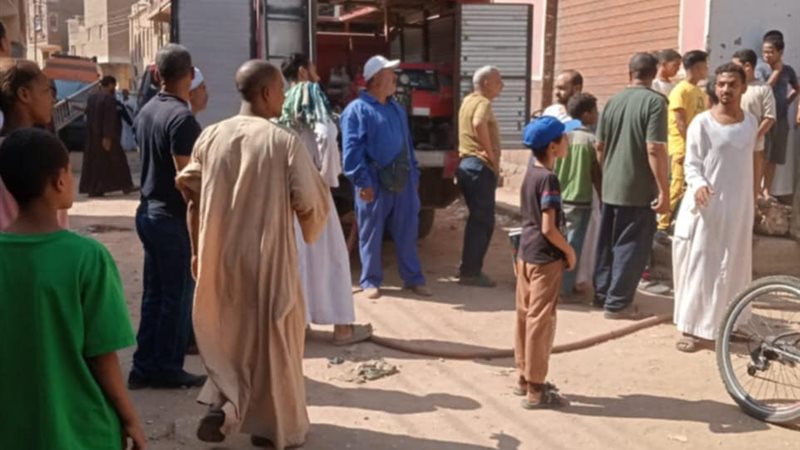 حريق قنا