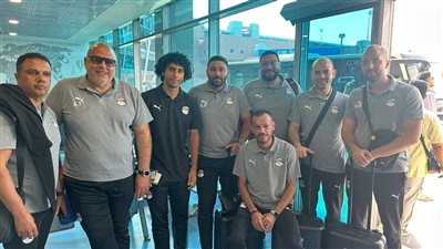 بعثة منتخب الشباب تغادر لمواجهة المغرب وديا فى الدار البيضاء