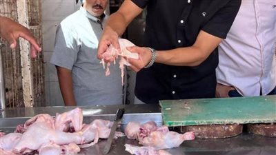 ضبط 70 كيلو لحوم ودواجن غير صالحة للاستخدام الآدمي بالمنوفية