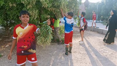 مركز شباب الجناين ينفذ معسكر خدمة عامة لتعزيز روح التعاون بين الشباب