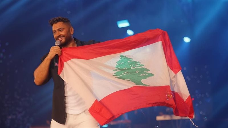 تامر حسني من حفله