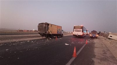 ننشر أسماء مصابي حادث تصادم بطريق أسيوط البحر الأحمر