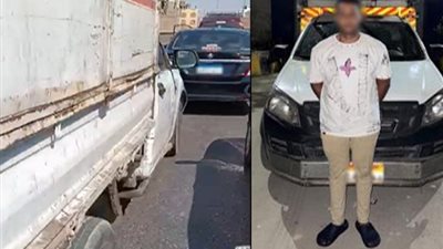 فيديو يكشف مطاردة مثيرة على الطريق الدائري بالجيزة.. والداخلية تلاحق المتهم 