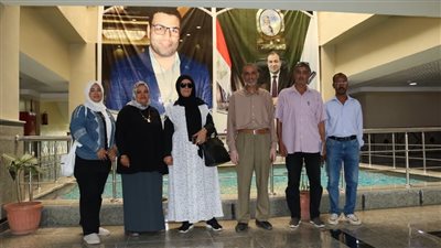 لجنة تقييم أفضل كلية ومبنى  بجامعة جنوب الوادي تواصل زياراتها الميدانية  