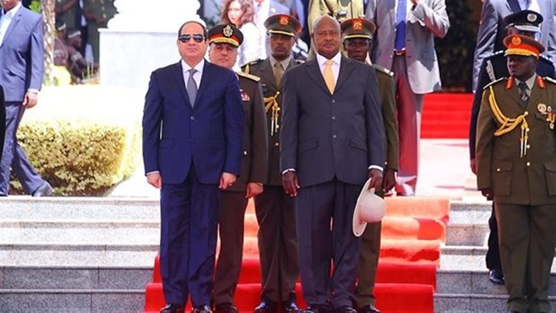 جانب من استقبال الرئيس