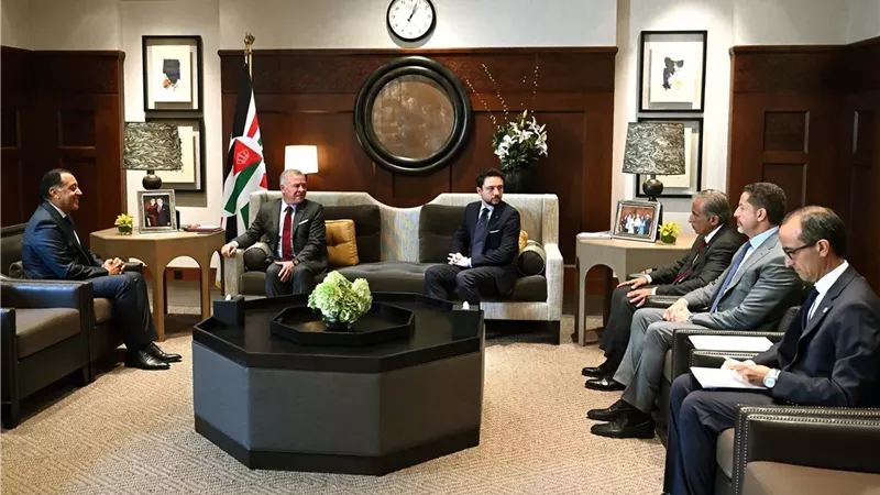 د. مدبولي وملك الأردن