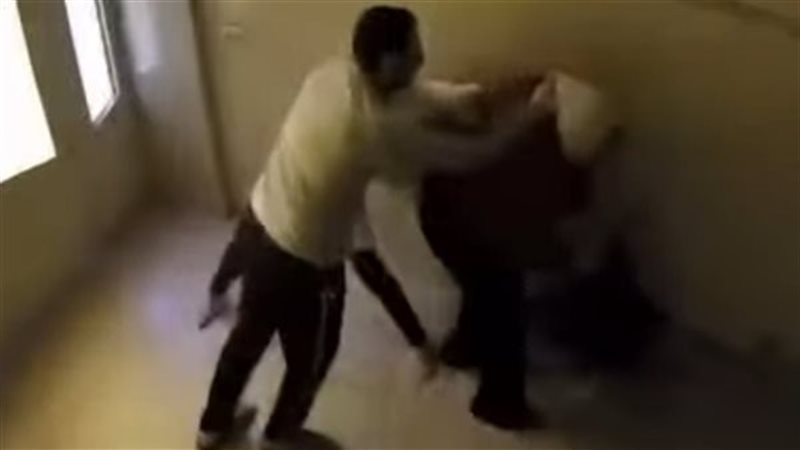 لحظة الاعتداء