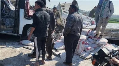 مصرع وإصابة 27 شخصًا إثر تصادم سيارة نقل وأتوبيس في المنوفية