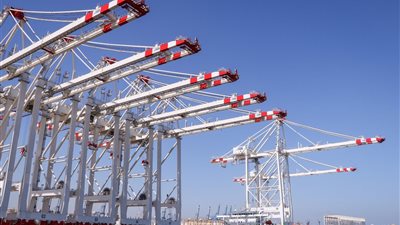 ميناء دمياط يستقبل دفعة أوناش جديدة لمحطة حاويات تحيا مصر