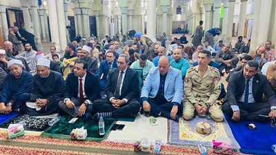 محافظ قنا يشهد احتفال مديرية الأوقاف بذكرى غزوة بدر الكبرى بمسجد سيدى عبد الرحيم القنائي 