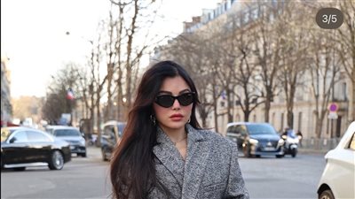 من شوارع باريس..هيفاء وهبي بإطلالة شتوية باللون الرمادي|صور