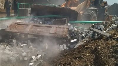 إزالة 11 حالة تعدٍّ على الأراضي الزراعية بمركز المحلة الكبرى 