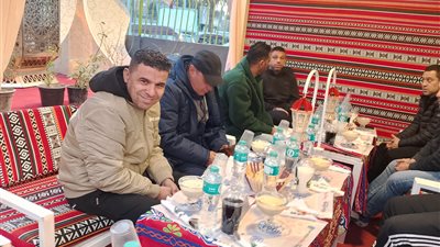العام الثانى .. نجوم الأهلى والزمالك على مائدة افطار في بنها